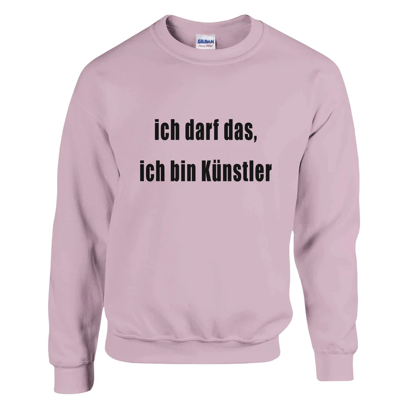 ICH DARF DAS, ICH BIN KÜNSTLER - Classic Unisex Crewneck Sweatshirt | Gildan® 18000