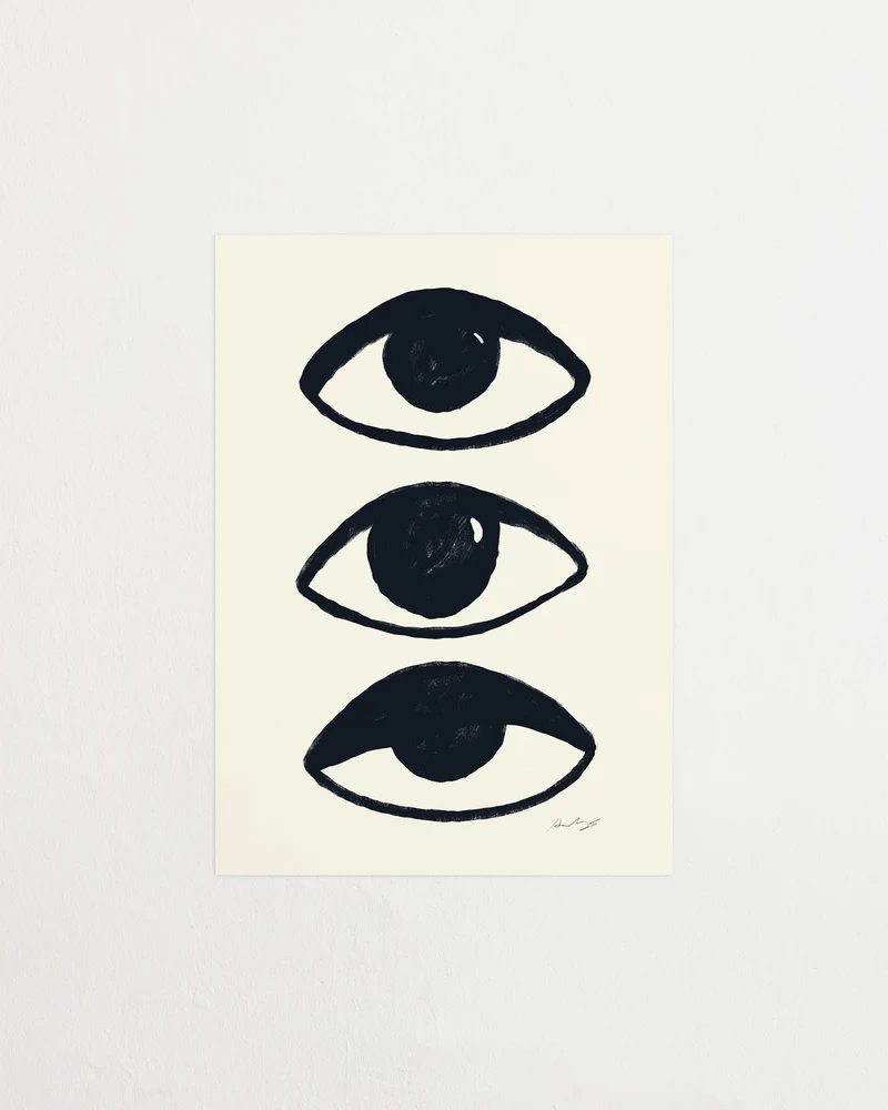 I ögonvrån svart