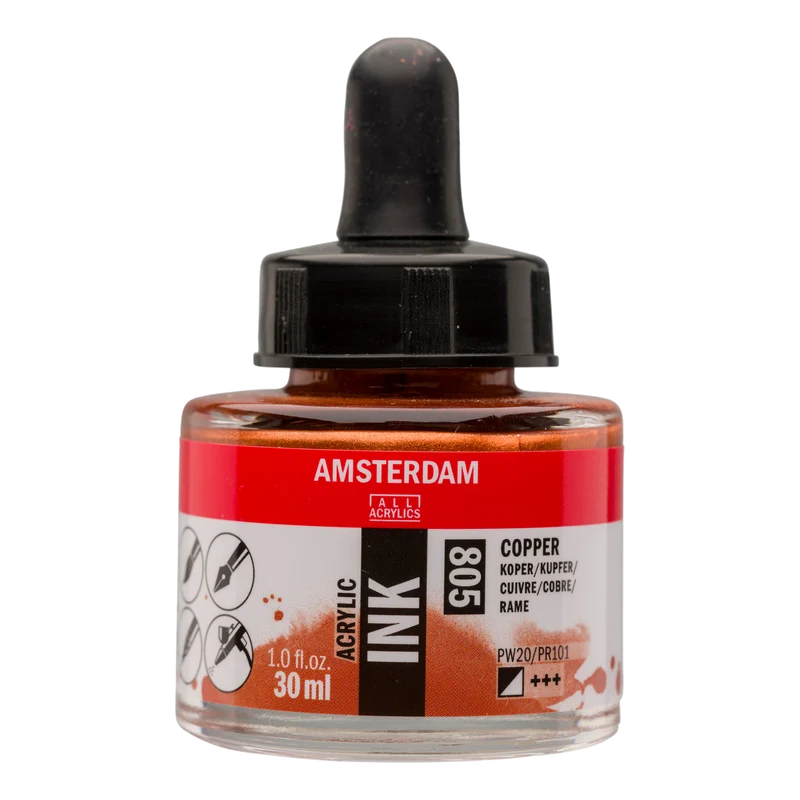 Royal Talens AMSTERDAM Acrylic Ink - Kupfer 805 (30ml)