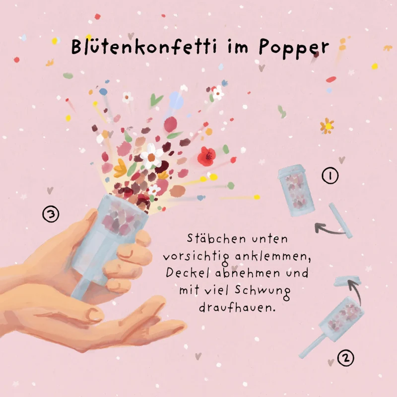 Die Stadtgärtner Blütenkonfetti im Popper - Ja!