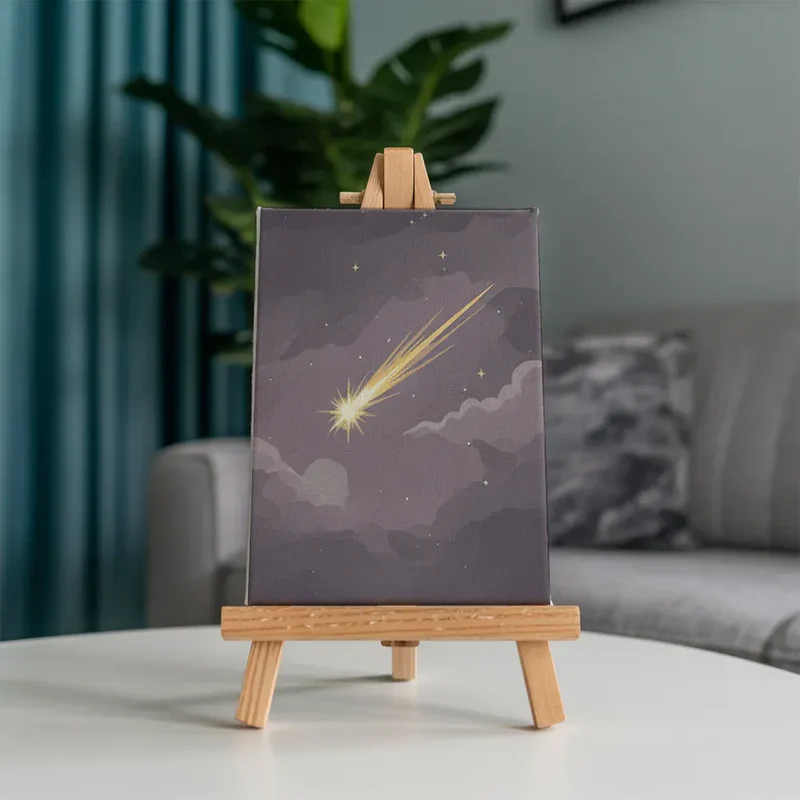 Malen nach Zahlen – 6 Mini-Gemälde - Verzauberter Himmel