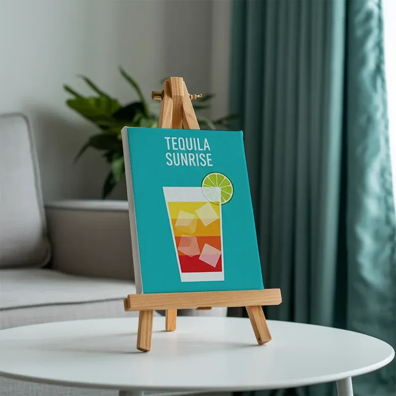 Malen nach Zahlen – 6 Mini-Gemälde - Cocktailkollektion