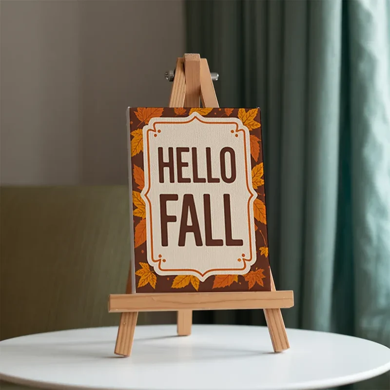 Malen nach Zahlen – 6 Mini-Gemälde - Gemütliche Herbst-Essentials