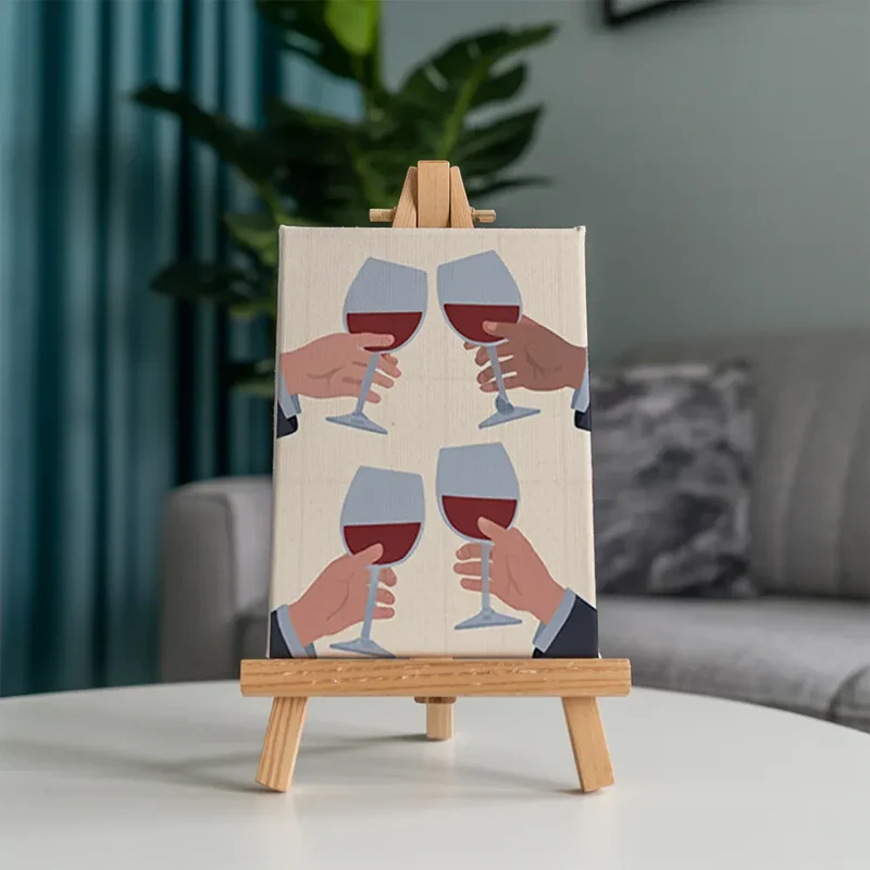 Malen nach Zahlen – 6 Mini-Gemälde - Groovige Futtergalerie