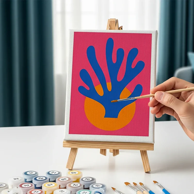 Malen nach Zahlen – 6 Mini-Gemälde - Moderne Matisse