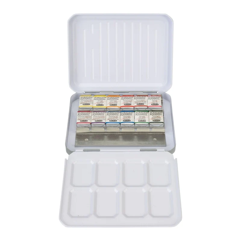 Schmincke | Horadam Aquarell Floral Set Special Edition Alukasten 12 x 1/2 Näpfchen