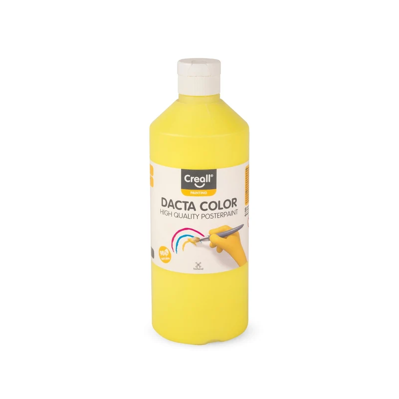 Creall | Dacta Color Plakatfarbe 500ml Flasche Wasserbasiert, Mischbar & wasserverdünnbar