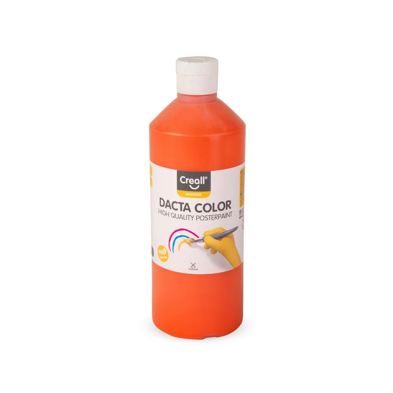 Creall | Dacta Color Plakatfarbe 500ml Flasche Wasserbasiert, Mischbar & wasserverdünnbar