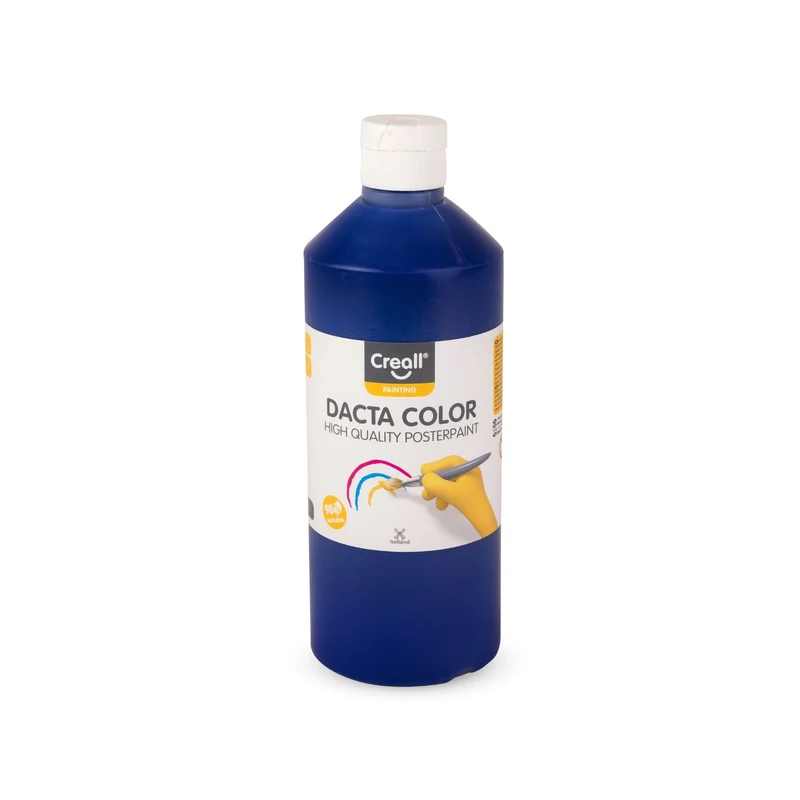 Creall | Dacta Color Plakatfarbe 500ml Flasche Wasserbasiert, Mischbar & wasserverdünnbar