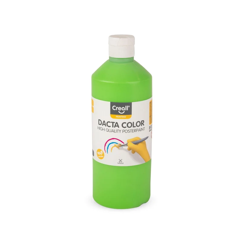 Creall | Dacta Color Plakatfarbe 500ml Flasche Wasserbasiert, Mischbar & wasserverdünnbar