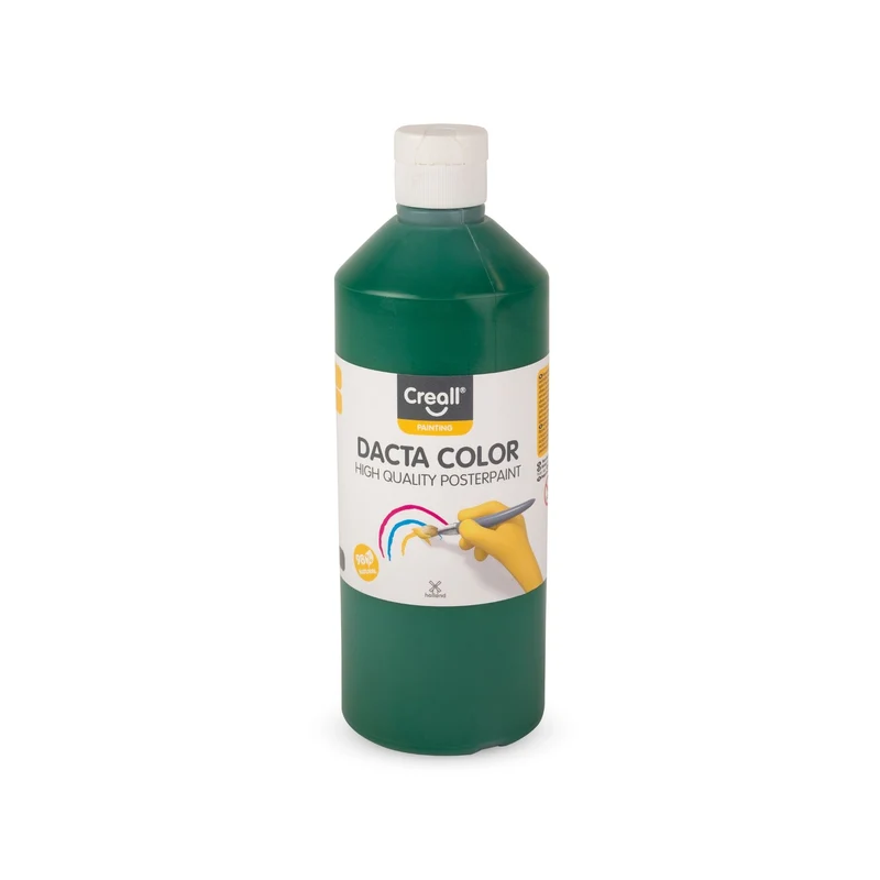 Creall | Dacta Color Plakatfarbe 500ml Flasche Wasserbasiert, Mischbar & wasserverdünnbar