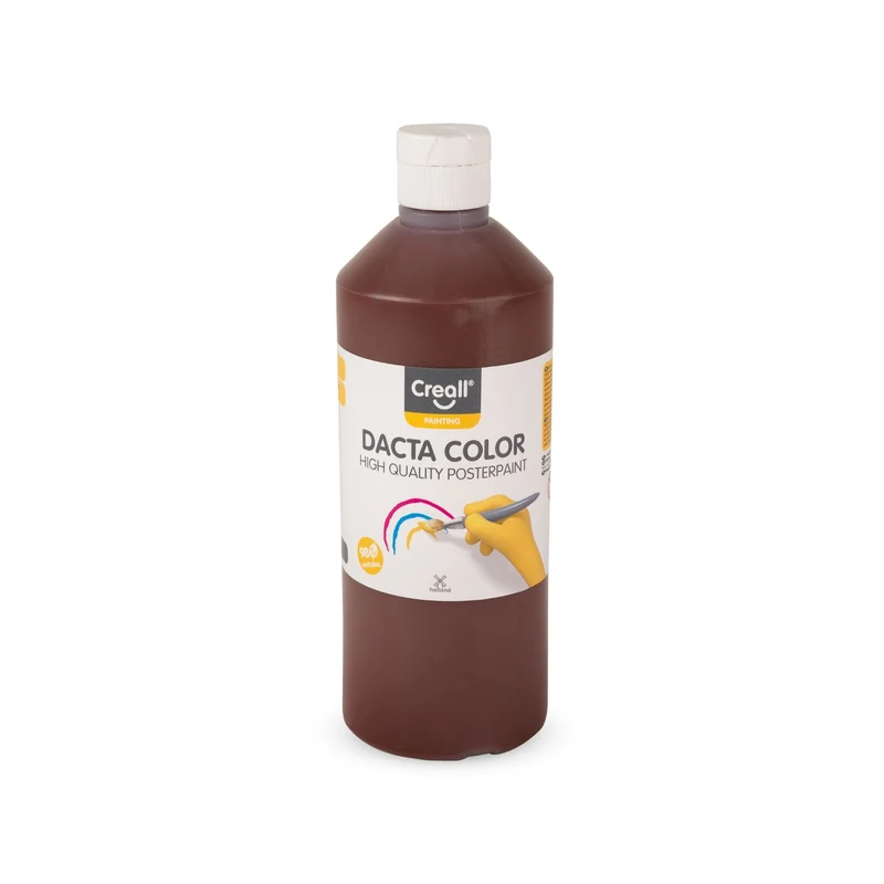 Creall | Dacta Color Plakatfarbe 500ml Flasche Wasserbasiert, Mischbar & wasserverdünnbar
