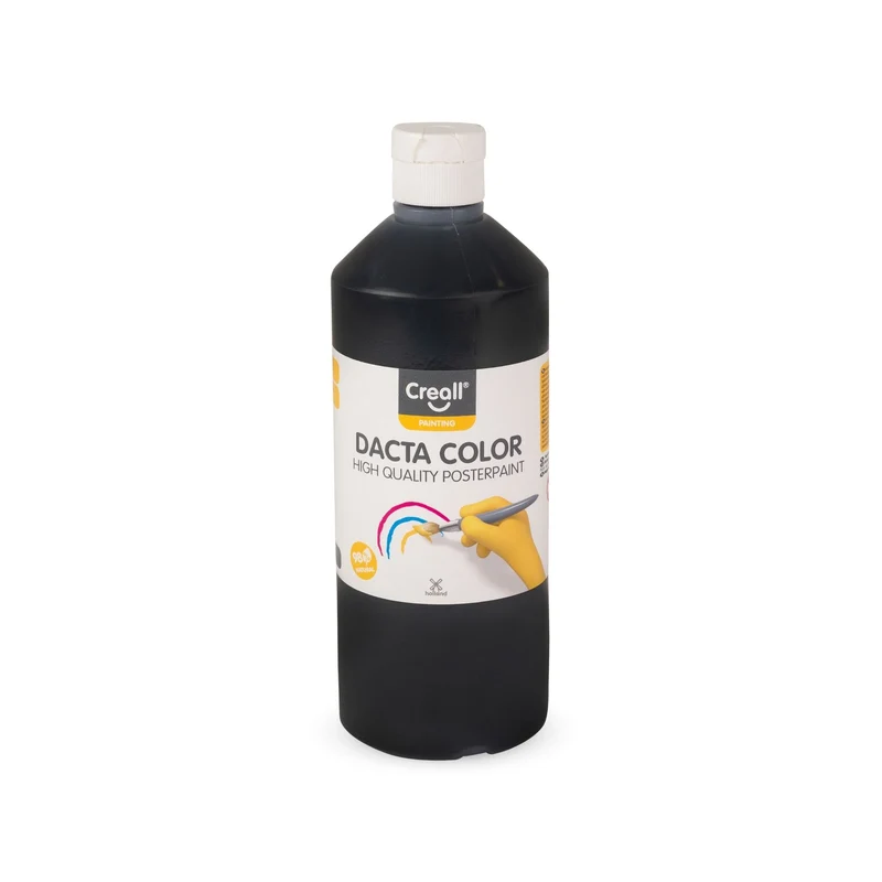 Creall | Dacta Color Plakatfarbe 500ml Flasche Wasserbasiert, Mischbar & wasserverdünnbar