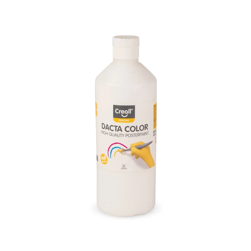 Creall | Dacta Color Plakatfarbe 500ml Flasche Wasserbasiert, Mischbar & wasserverdünnbar