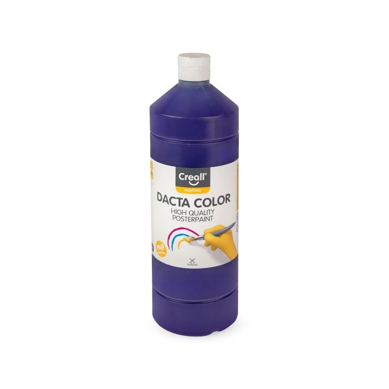 Creall | Dacta Color Plakatfarbe 1L Flasche Wasserbasiert, Mischbar & wasserverdünnbar