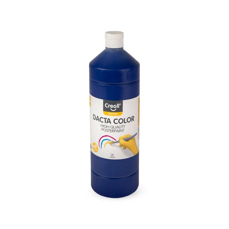 Creall | Dacta Color Plakatfarbe 1L Flasche Wasserbasiert, Mischbar & wasserverdünnbar