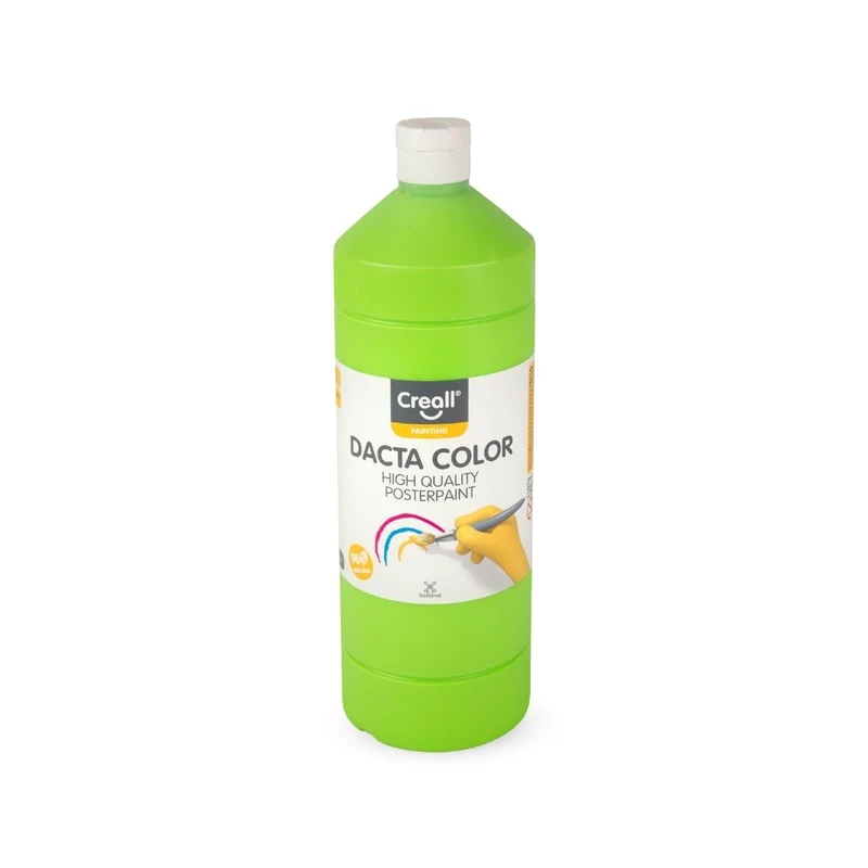 Creall | Dacta Color Plakatfarbe 1L Flasche Wasserbasiert, Mischbar & wasserverdünnbar