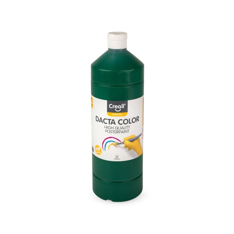 Creall | Dacta Color Plakatfarbe 1L Flasche Wasserbasiert, Mischbar & wasserverdünnbar