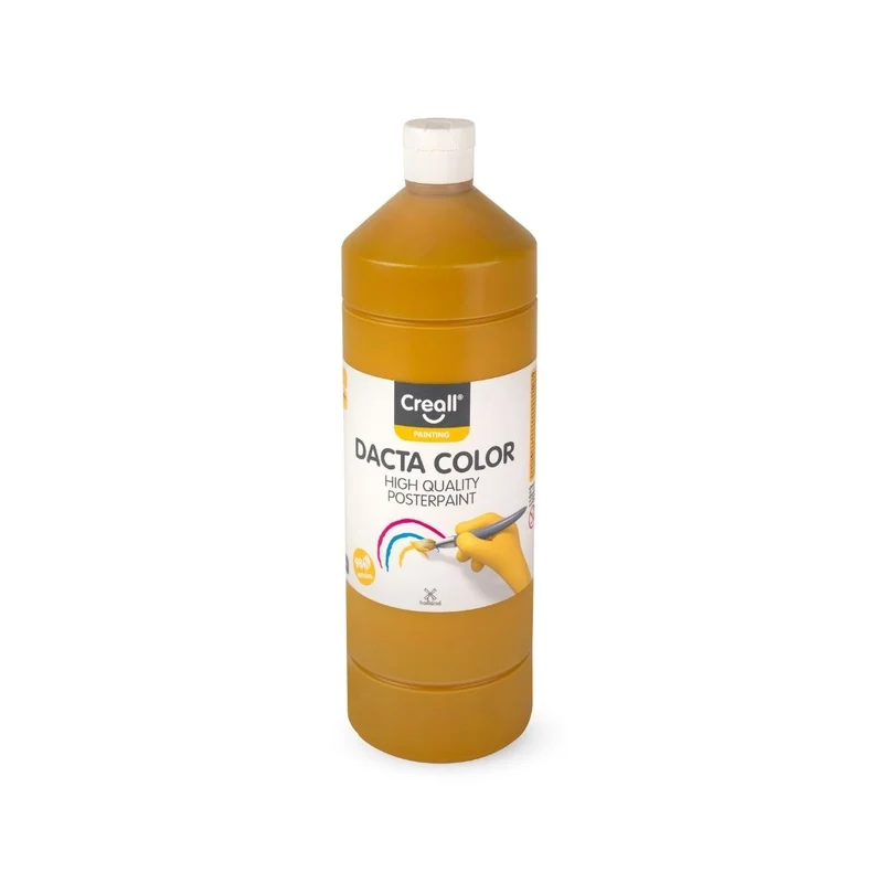 Creall | Dacta Color Plakatfarbe 1L Flasche Wasserbasiert, Mischbar & wasserverdünnbar