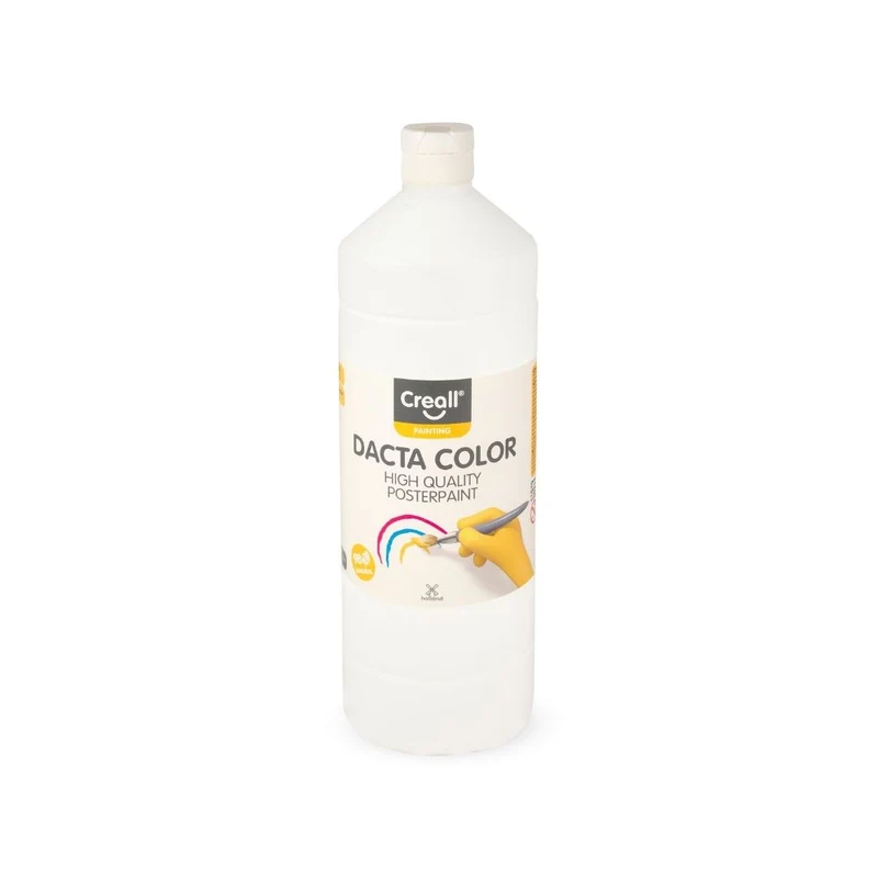 Creall | Dacta Color Plakatfarbe 1L Flasche Wasserbasiert, Mischbar & wasserverdünnbar