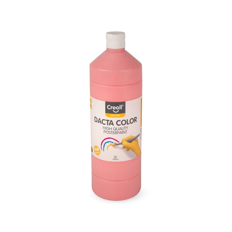 Creall | Dacta Color Plakatfarbe 1L Flasche Wasserbasiert, Mischbar & wasserverdünnbar