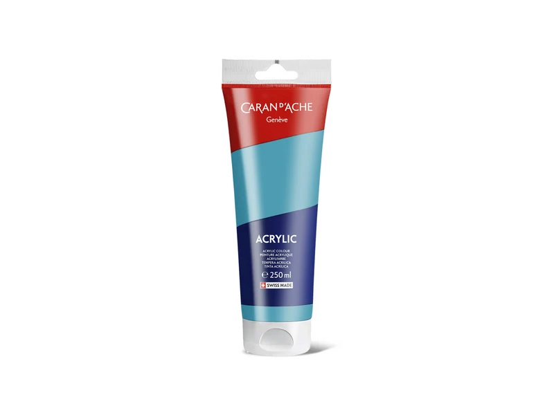 Caran d'Ache | Acrylic Künstler-Acrylfarbe 250 ml Tube für vielseitige Maltechniken