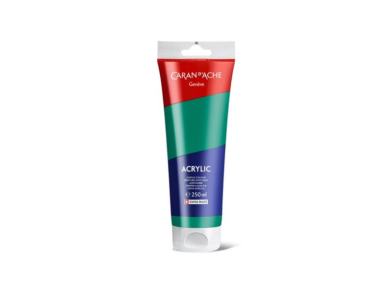 Caran d'Ache | Acrylic Künstler-Acrylfarbe 250 ml Tube für vielseitige Maltechniken