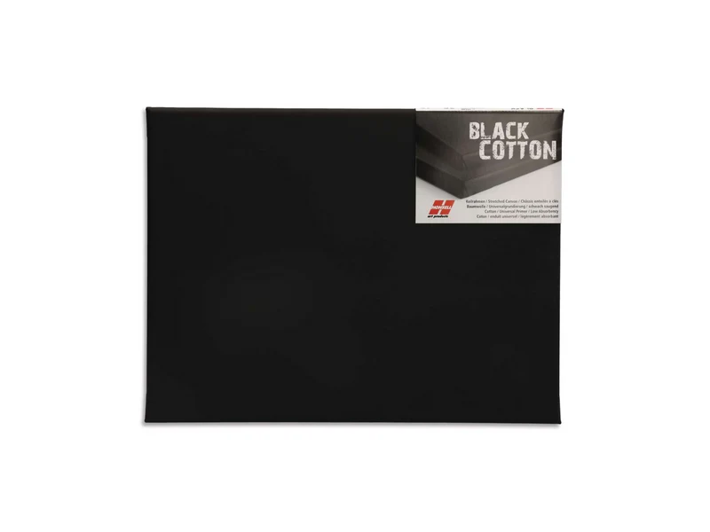 Honsell | Black Cotton Keilrahmen schwarz grundierter Baumwollkeilrahmen