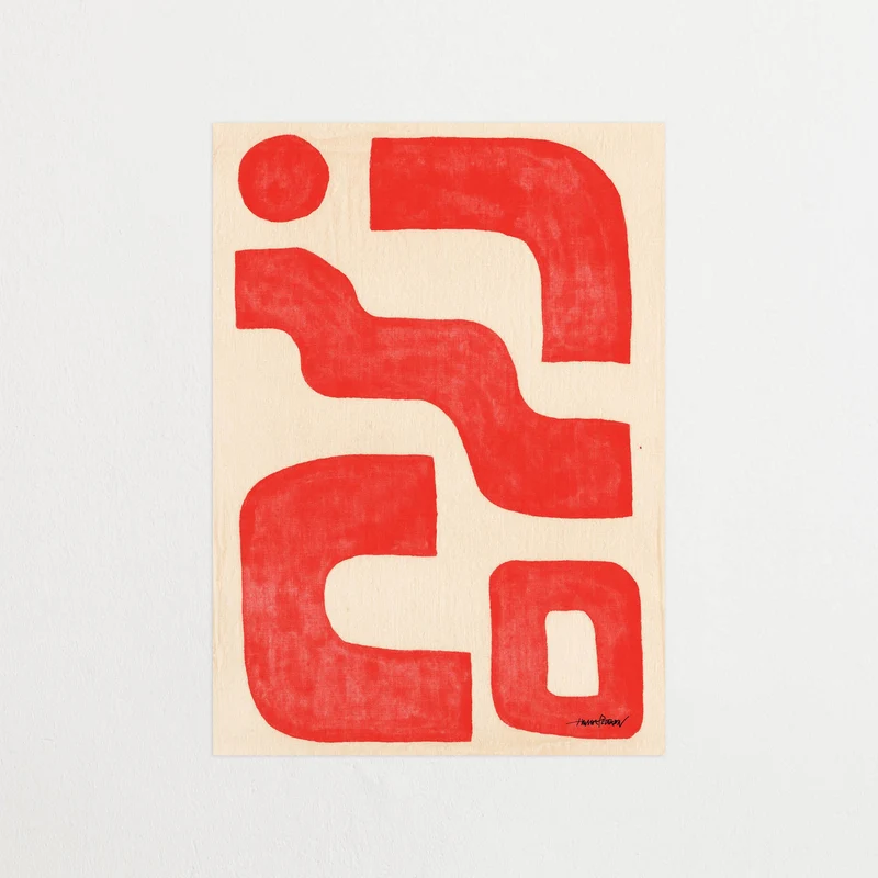 Linen bright red