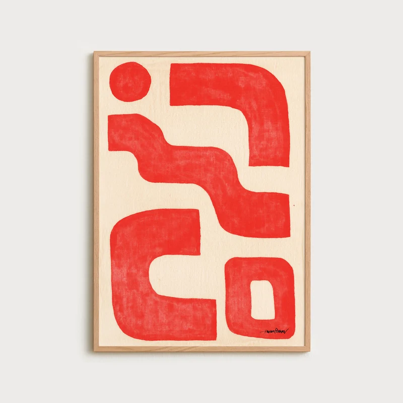 Linen bright red