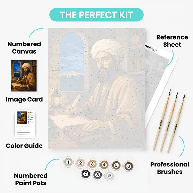 Maimonides at Twilight - Paint by Numbers Kit