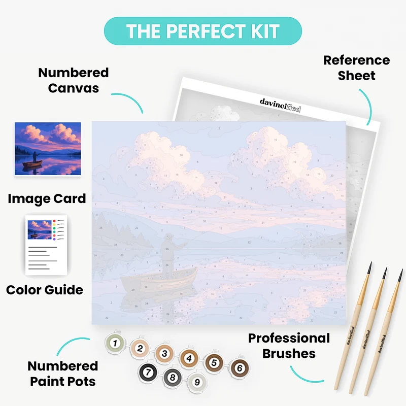 Twilight Bass Cast - Paint by Numbers Kit