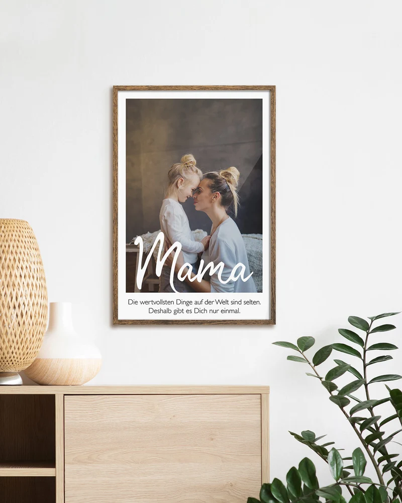 Wertvollste Mama - Foto-Poster