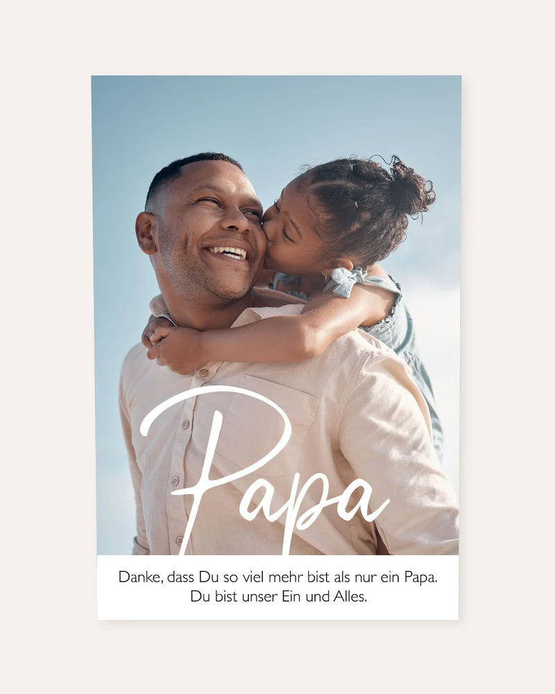 Wertvollster Papa - Poster