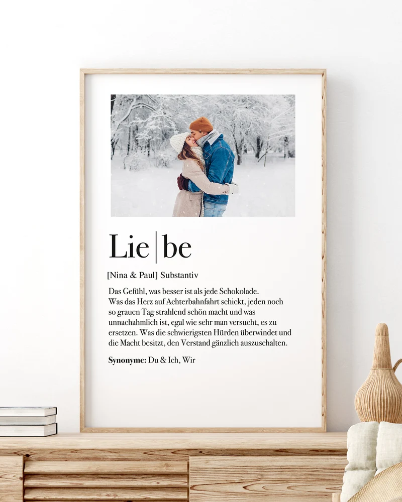 Definition Liebe - Foto-Poster