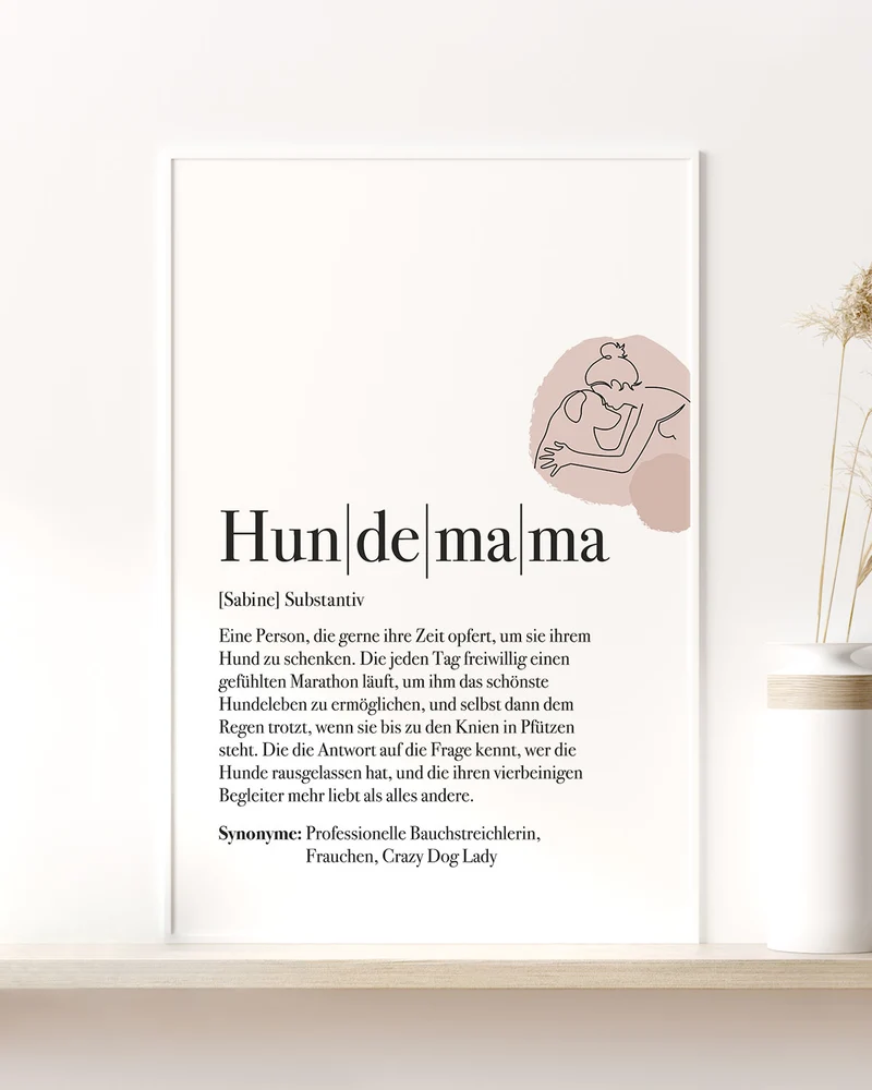 Definition Hundemama - Poster