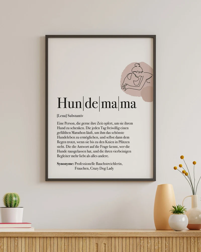 Definition Hundemama - Poster