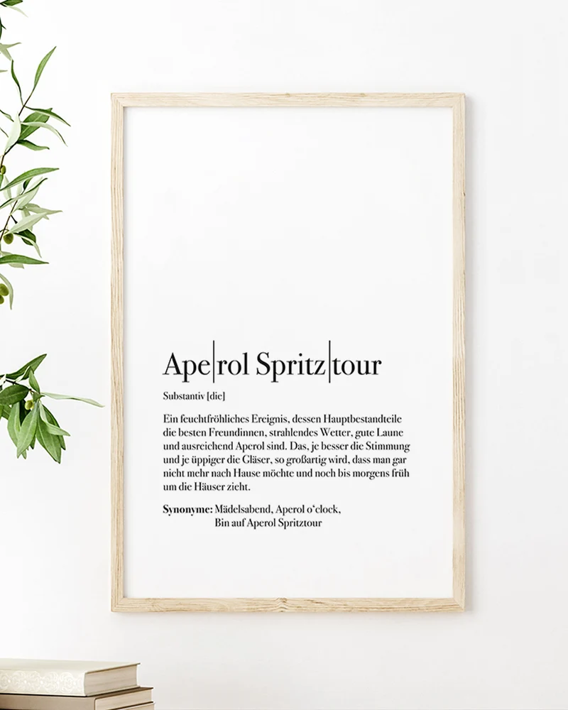 Definition Aperol Spritztour - Poster