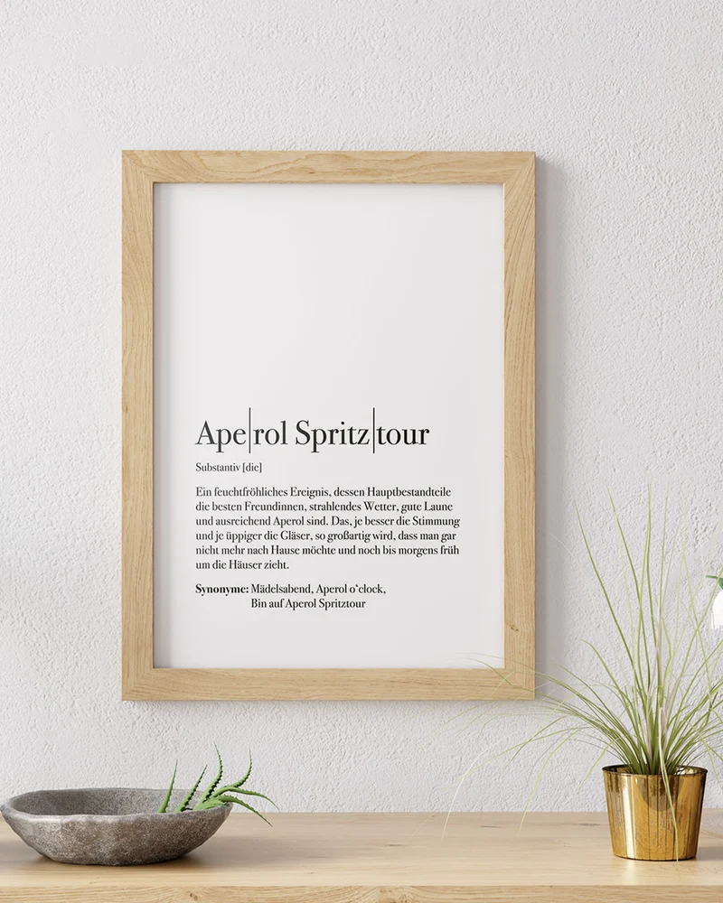 Definition Aperol Spritztour - Poster