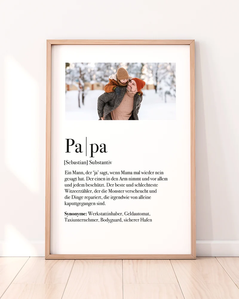 Definition Papa - Foto Poster