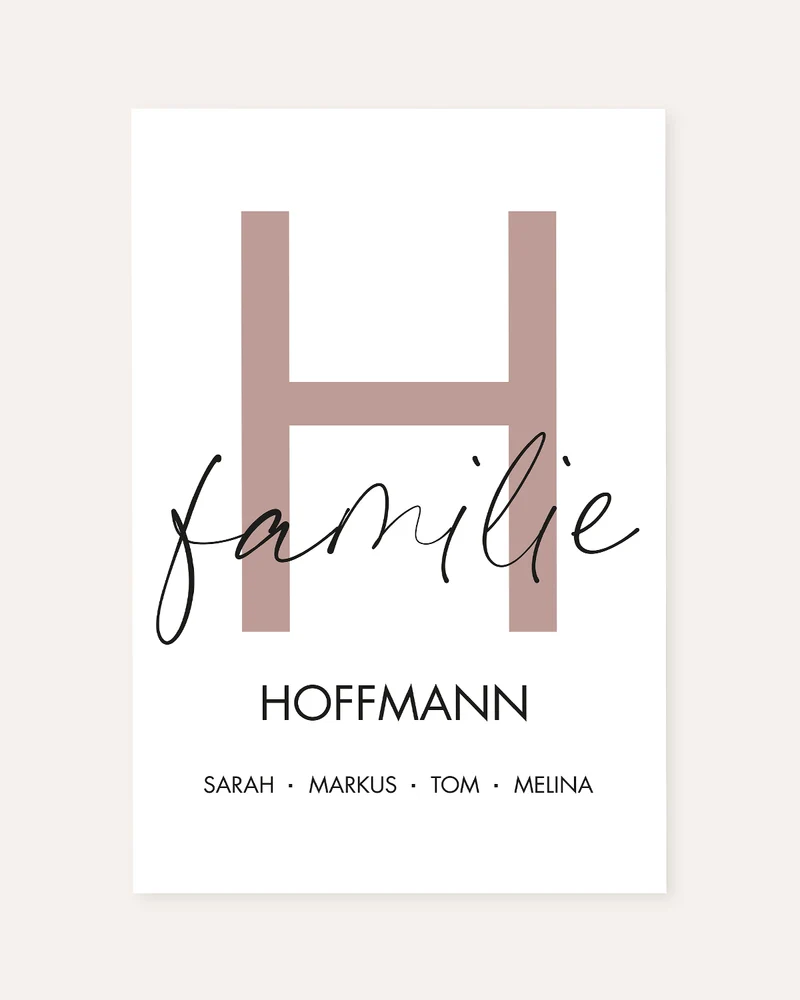 Familie - Poster