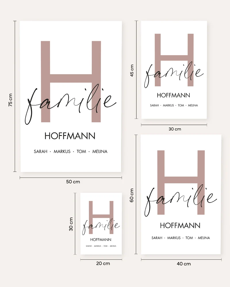 Familie - Poster
