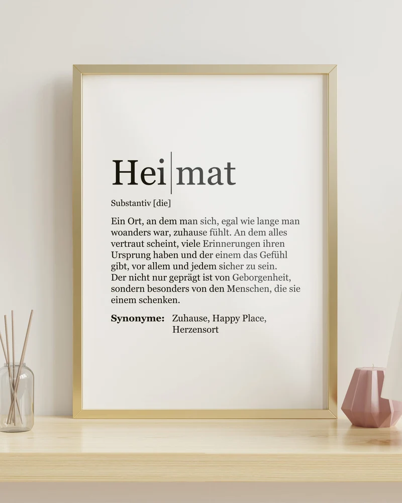 Definition Heimat - Poster