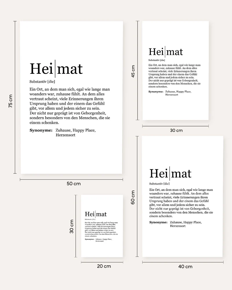 Definition Heimat - Poster