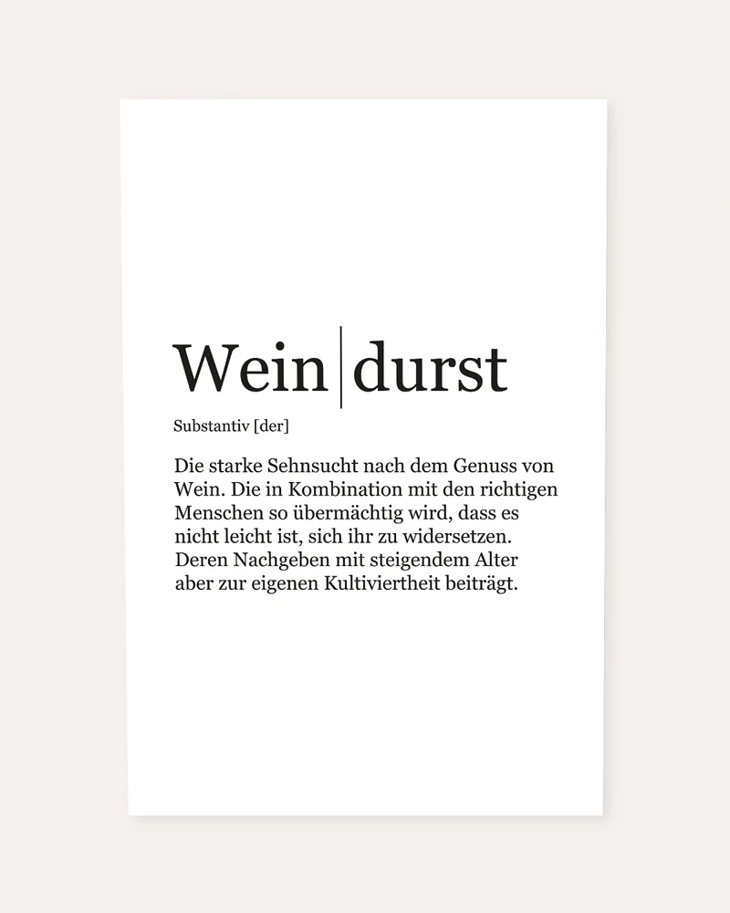 Weindurst - Poster