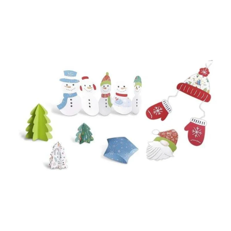 Papier-Bastelset "Winter holidays"