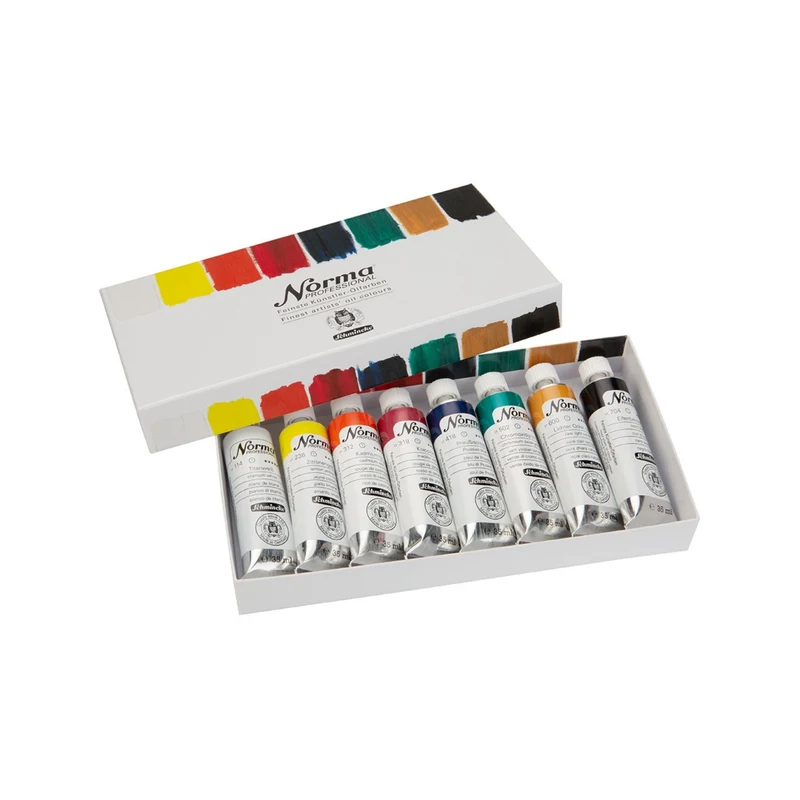 Schmincke | Norma Professional Ölfarben Grundsortiment Kartonset 8 x 35ml