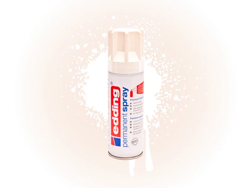 Edding 5200 | Acryllack Spray Permanent 200ml intensiv deckend & schnell trocknend für Innen & Aussen