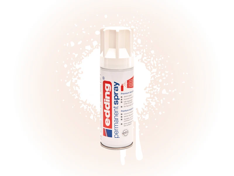 Edding 5200 | Acryllack Spray Permanent 200ml intensiv deckend & schnell trocknend für Innen & Aussen