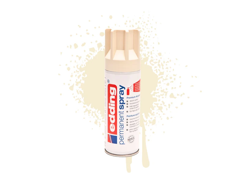 Edding 5200 | Acryllack Spray Permanent 200ml intensiv deckend & schnell trocknend für Innen & Aussen